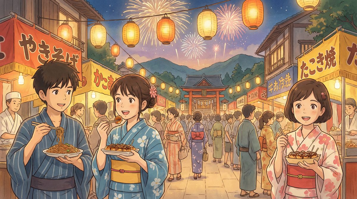 抖阴治愈系日常动漫-夏日祭物语